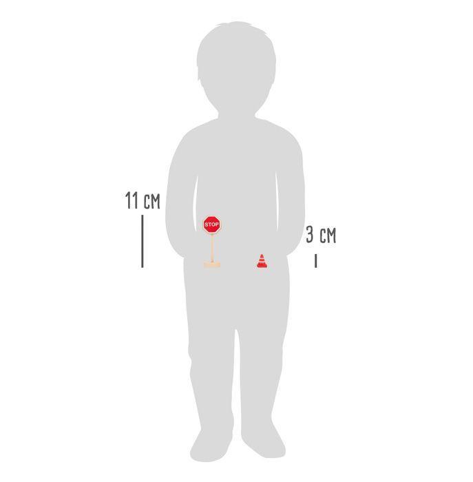 Beispielinhalt (Bild) Verkehrsschilder-Set