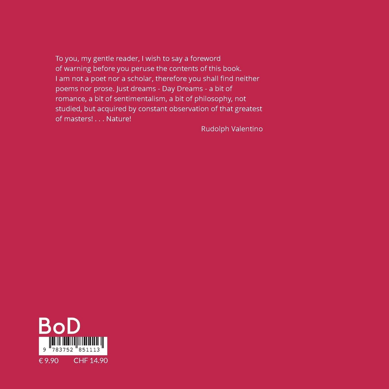 Rückseitencover Day Dreams