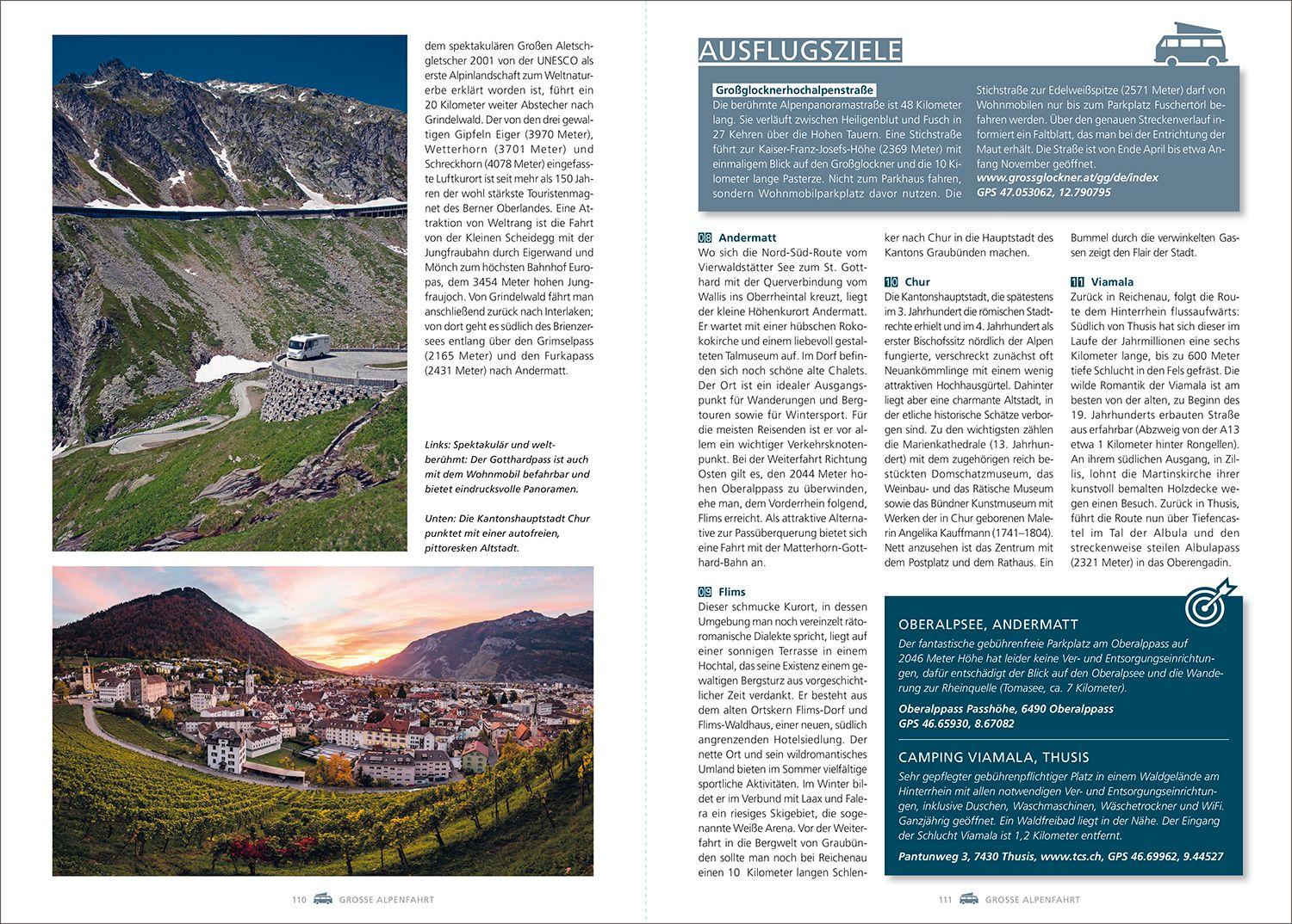 Beispielinhalt (Bild) KUNTH Mit dem Wohnmobil durch Europa