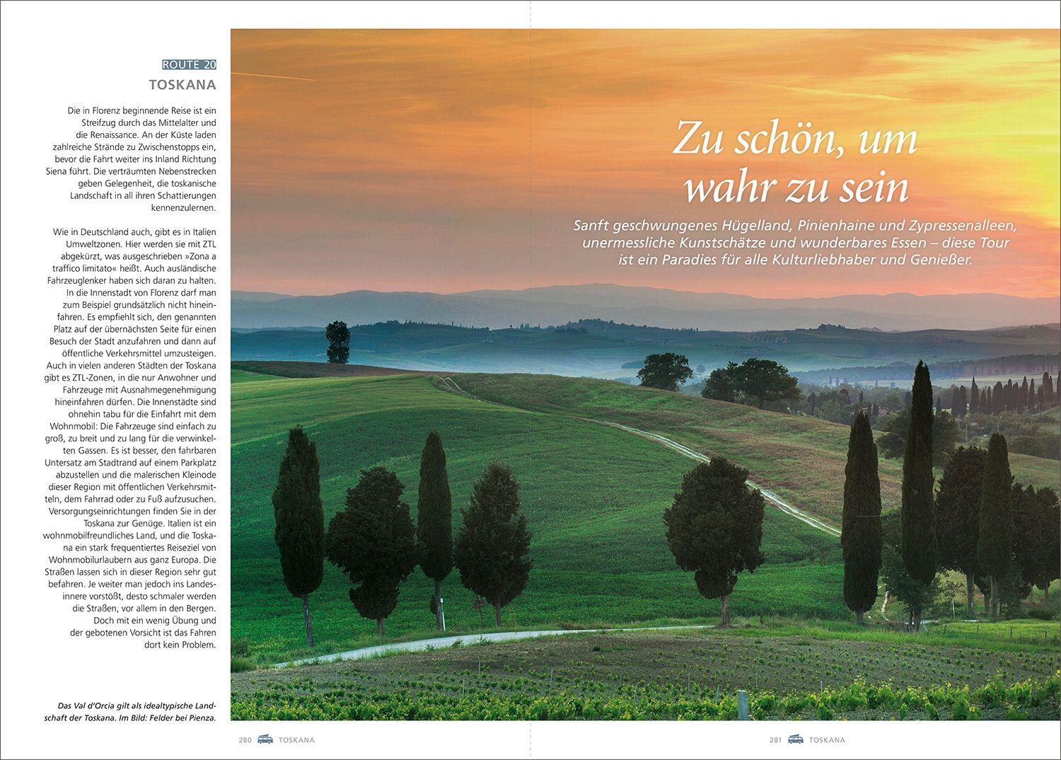 Beispielinhalt (Bild) KUNTH Mit dem Wohnmobil durch Europa