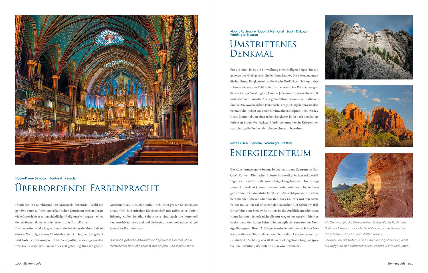 Beispielinhalt (Bild) KUNTH Bildband Kraftorte