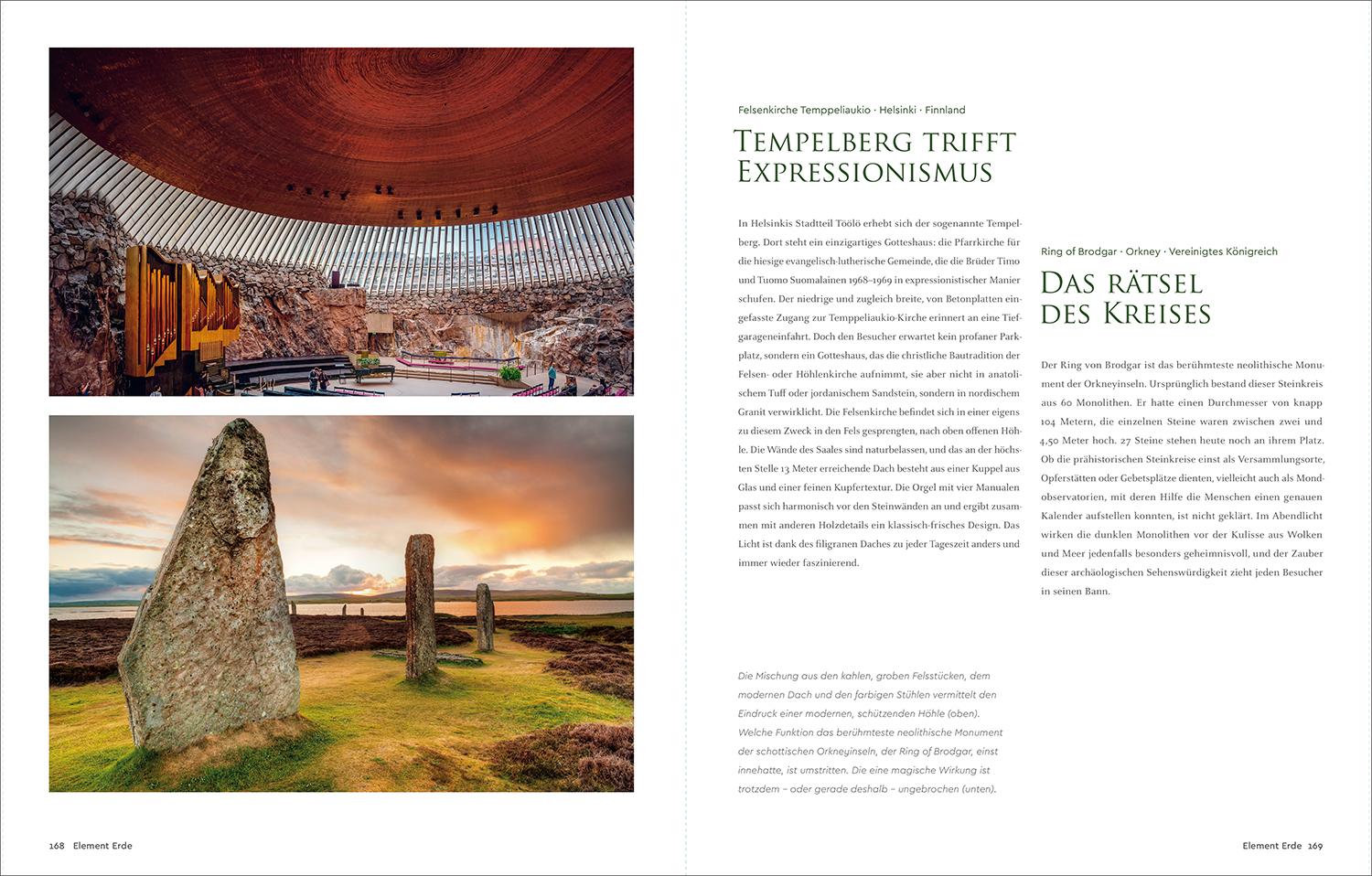 Beispielinhalt (Bild) KUNTH Bildband Kraftorte