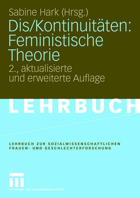 Vorderes Coverbild Dis/Kontinuitäten: Feministische Theorie