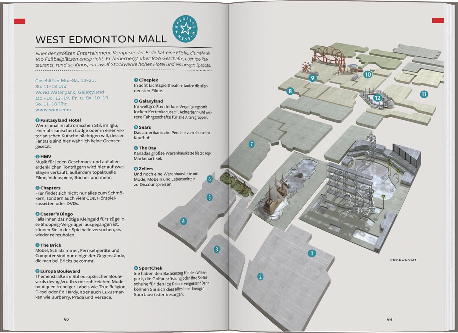 Beispielinhalt (Bild) Baedeker Reiseführer Kanada Westen