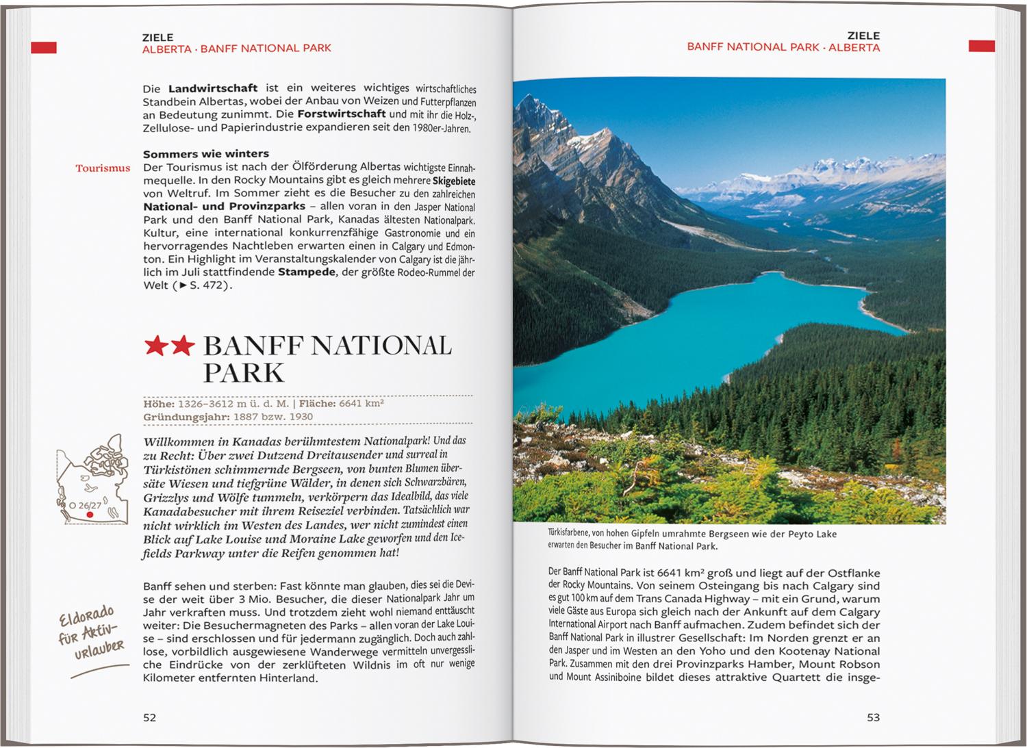 Beispielinhalt (Bild) Baedeker Reiseführer Kanada Westen