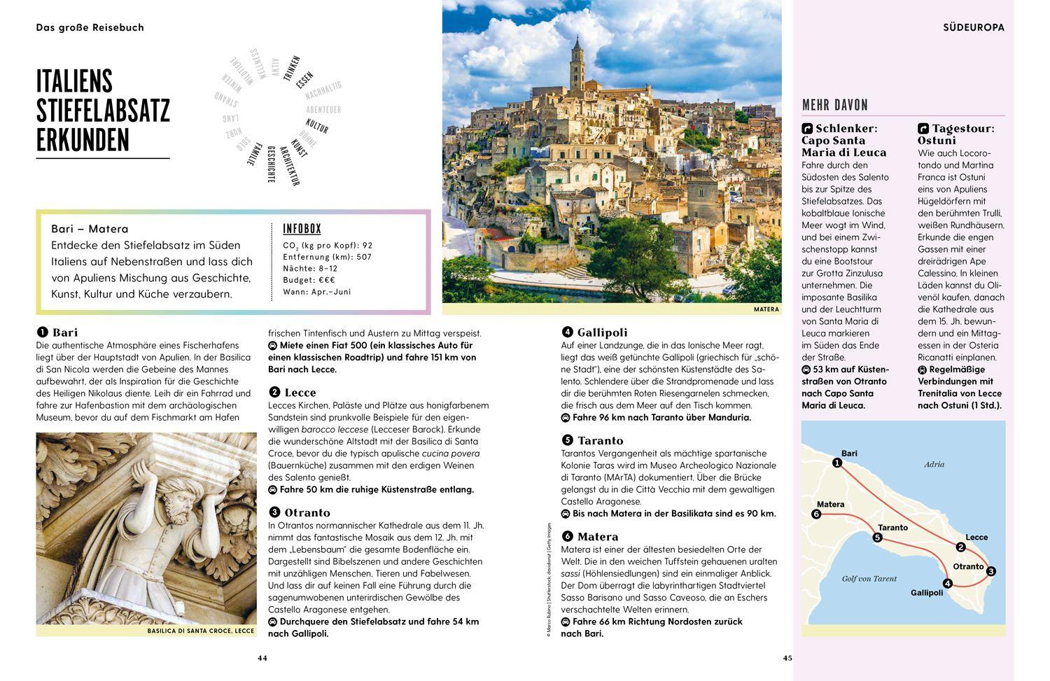 Beispielinhalt (Bild) LONELY PLANET Bildband Das große Reisebuch