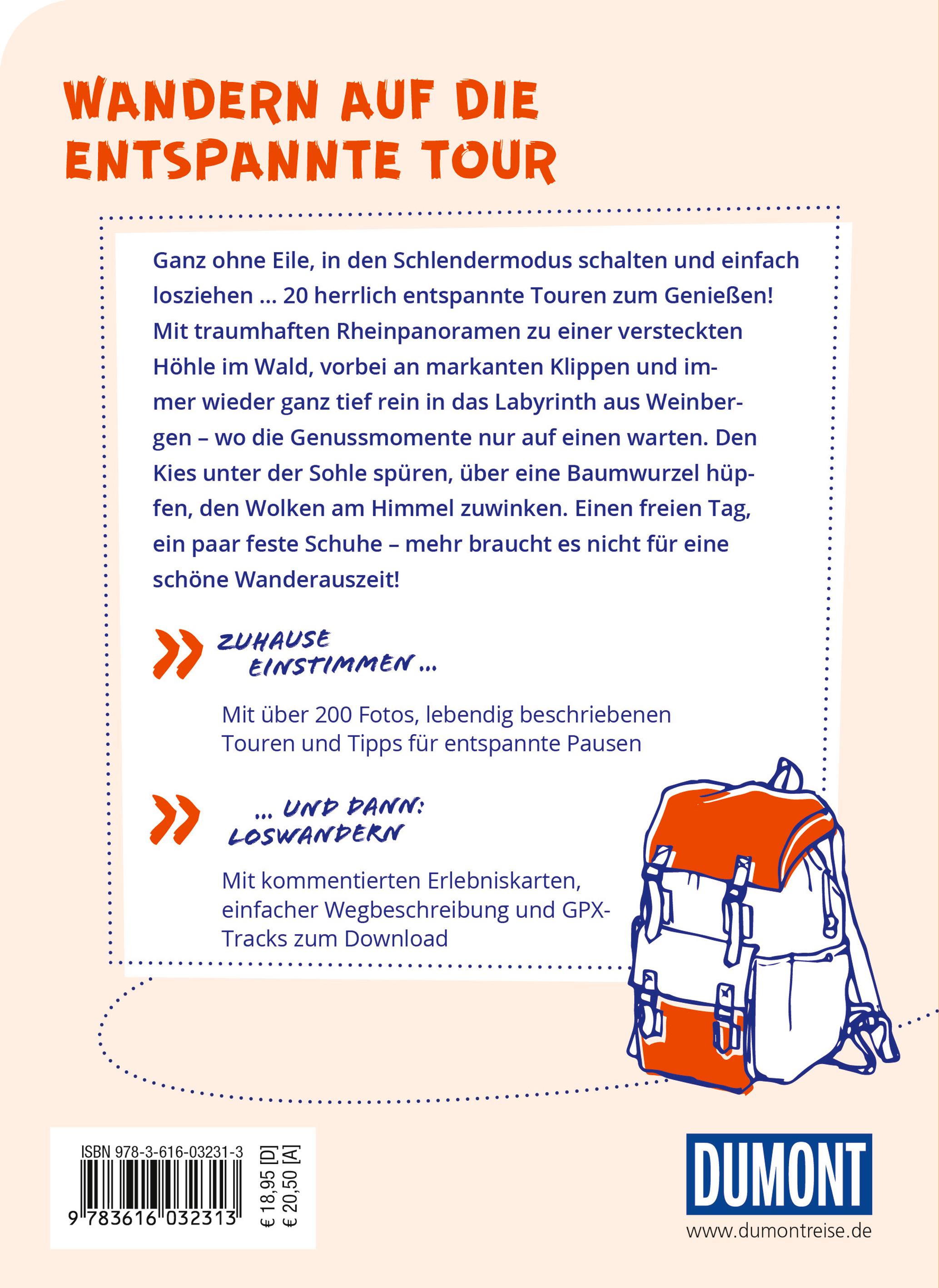 Rückseitencover DUMONT Wanderzeit in Rheingau & Taunus