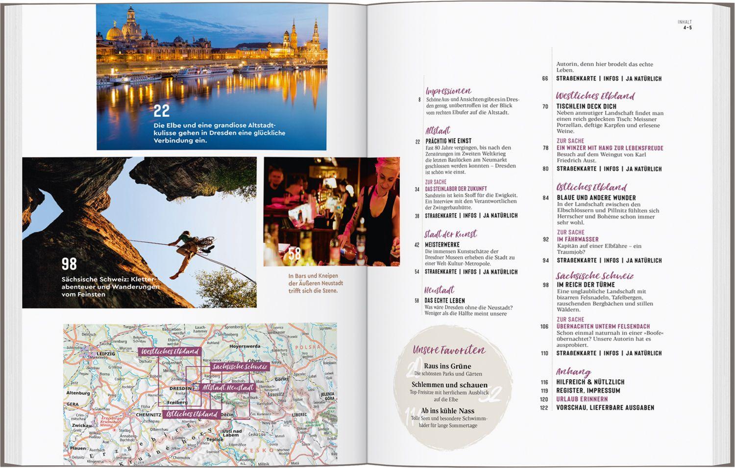 Beispielinhalt (Bild) DUMONT Bildatlas Dresden, Sächsische Schweiz