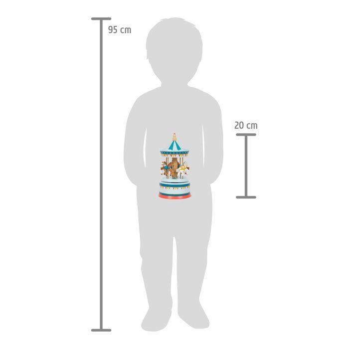 Beispielinhalt (Bild) Spieluhr Pferdekarussell Zirkus