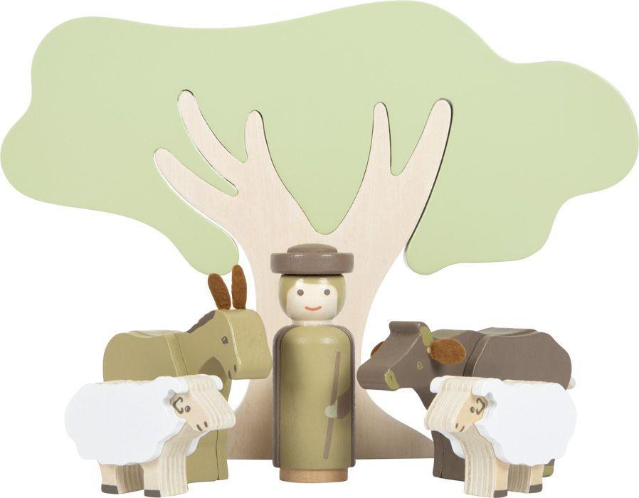 Beispielinhalt (Bild) Spielset Weihnachtskrippe