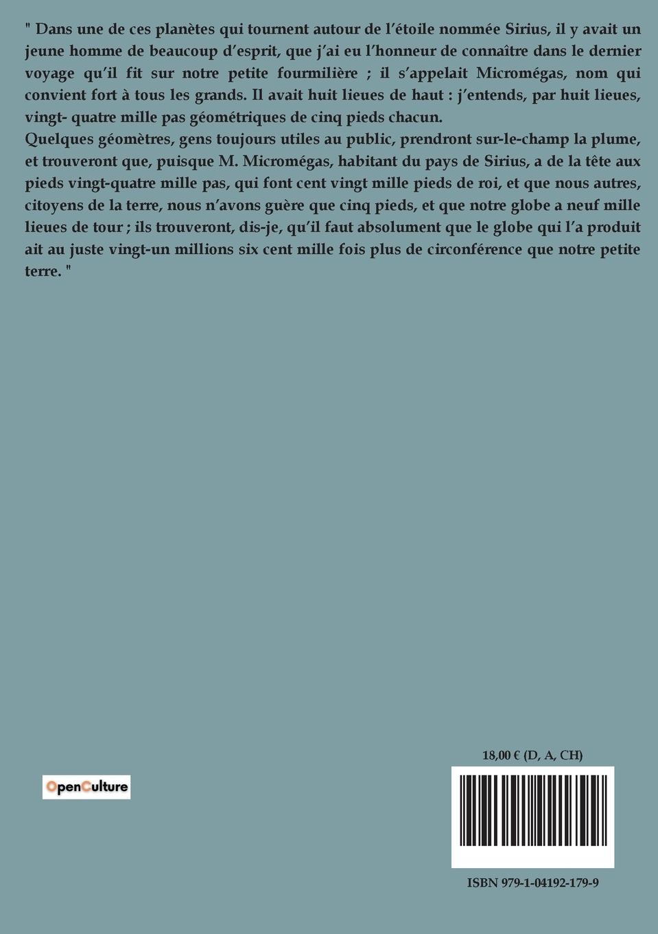 Rückseitencover Micromégas