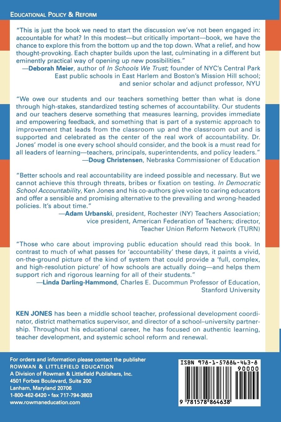 Rückseitencover Democratic School Accountability