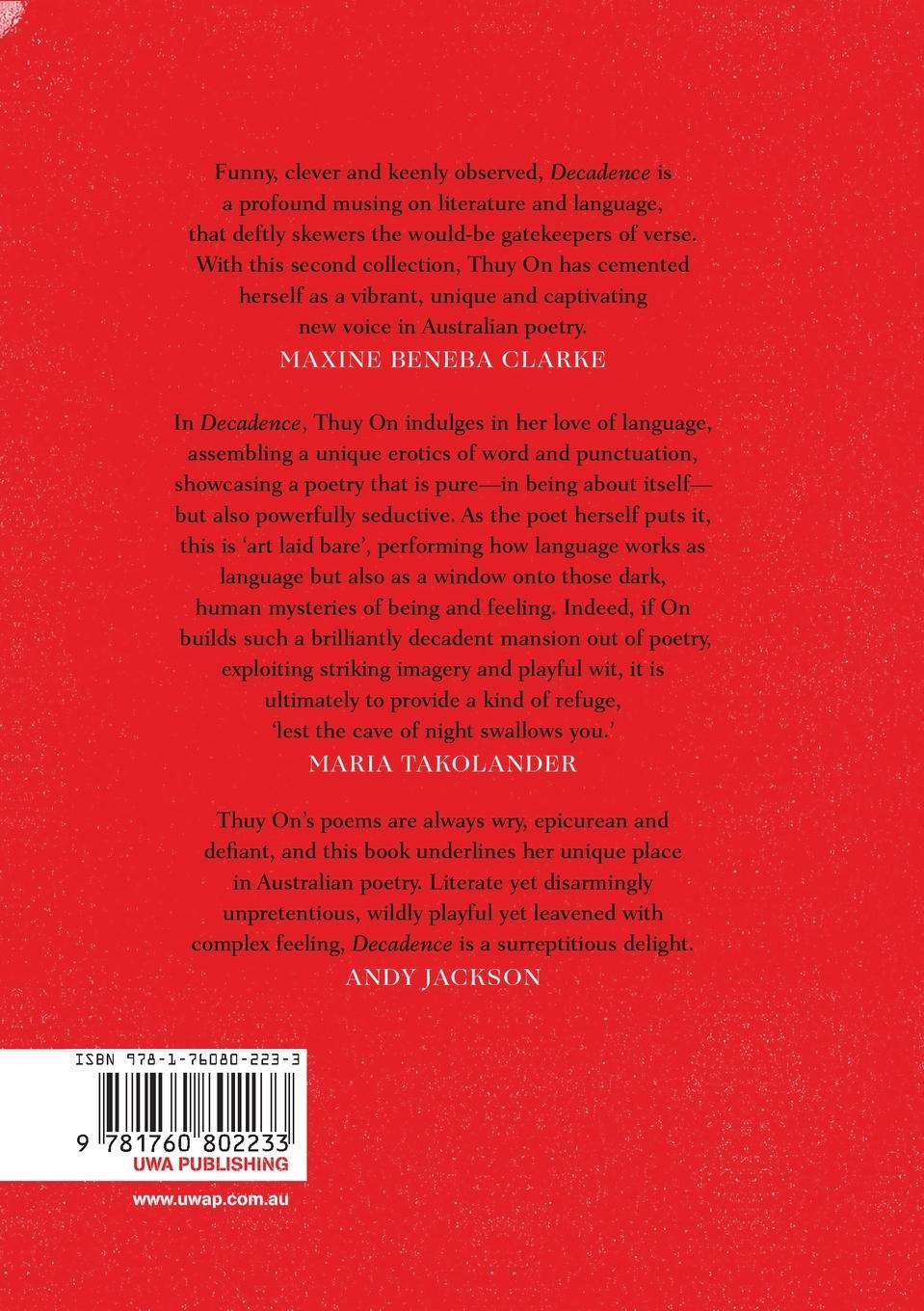 Rückseitencover Decadence