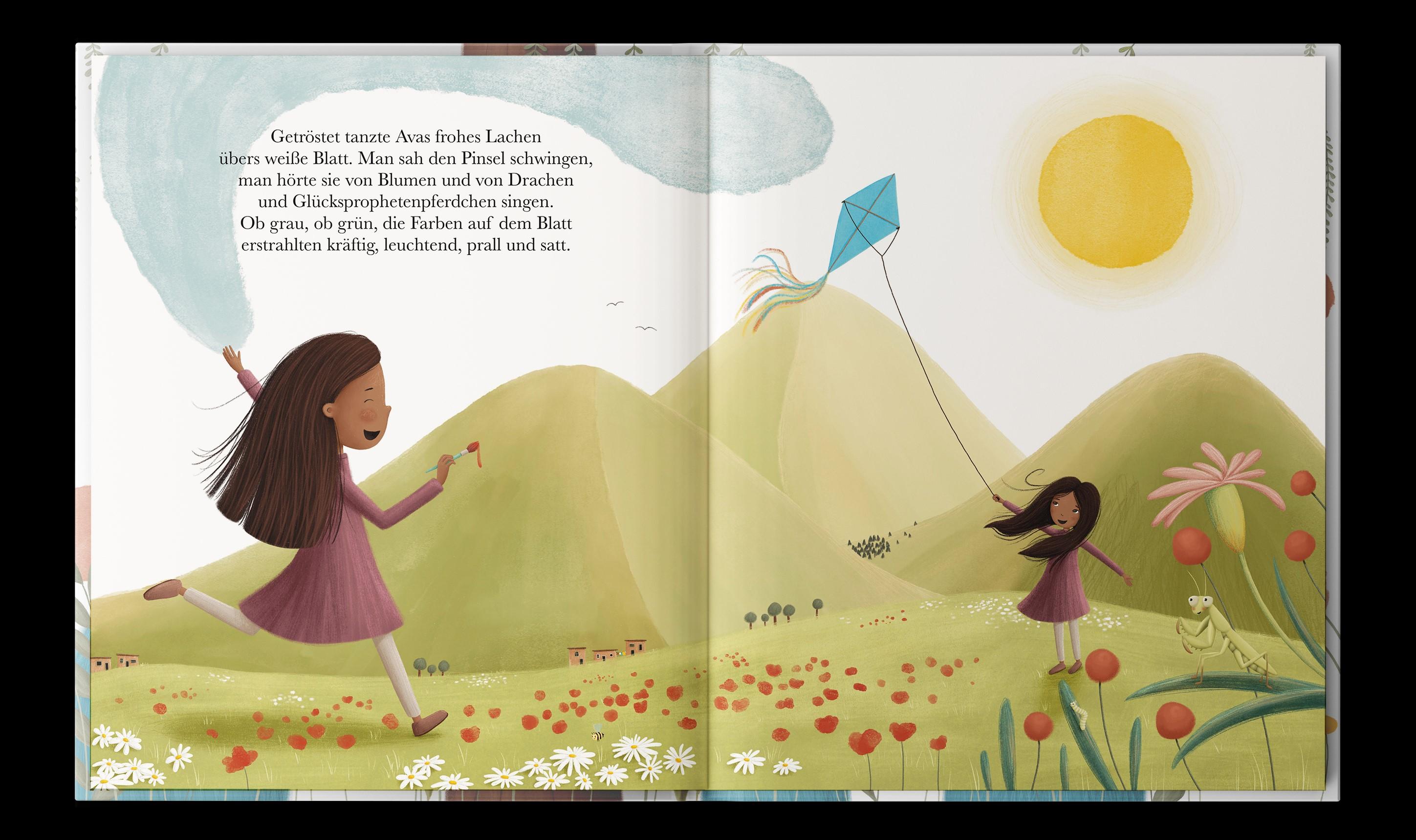 Beispielinhalt (Bild) Ava und die Rückkehr der Farben