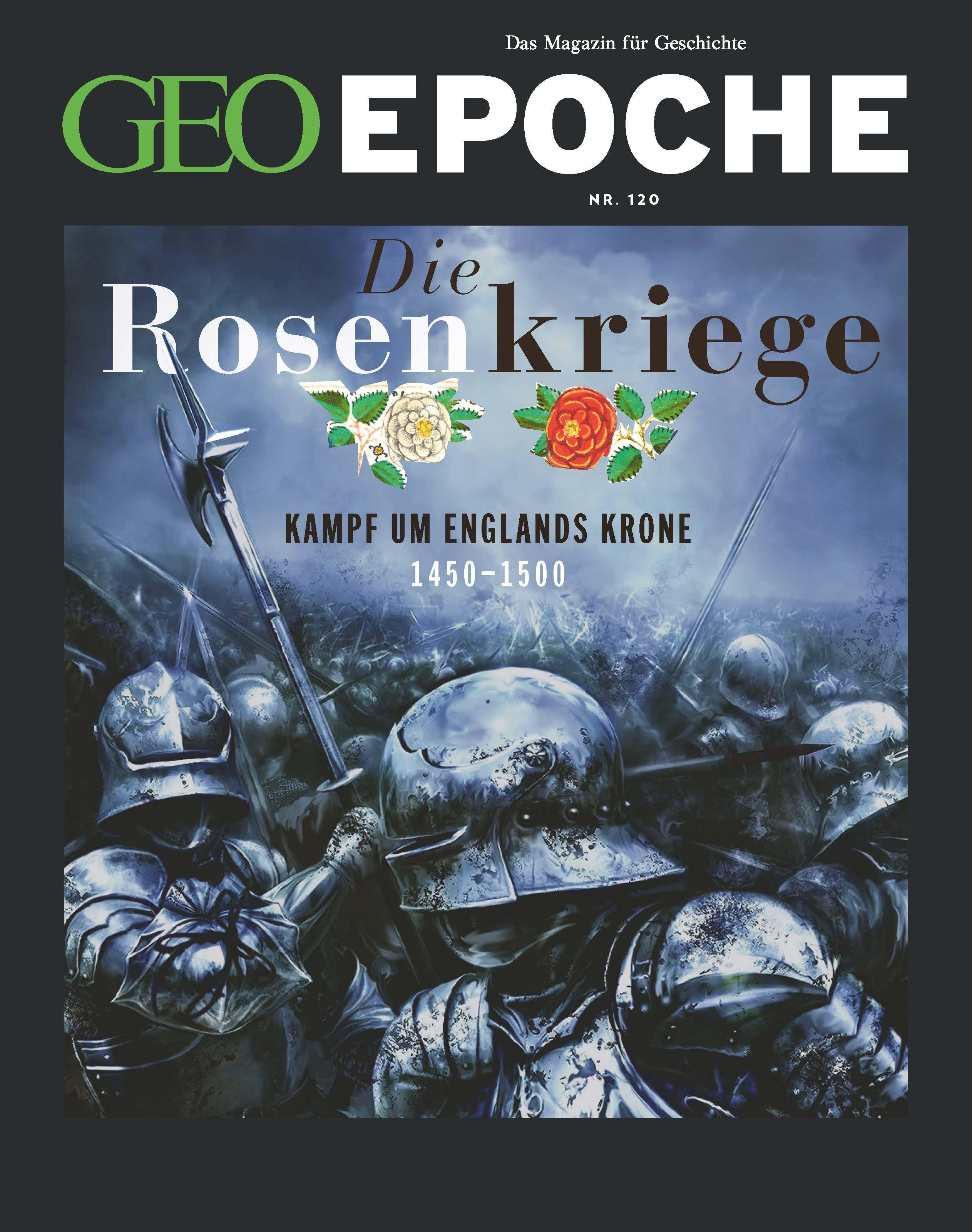 Vorderes Coverbild GEO Epoche 120/2023 - Die Rosenkriege