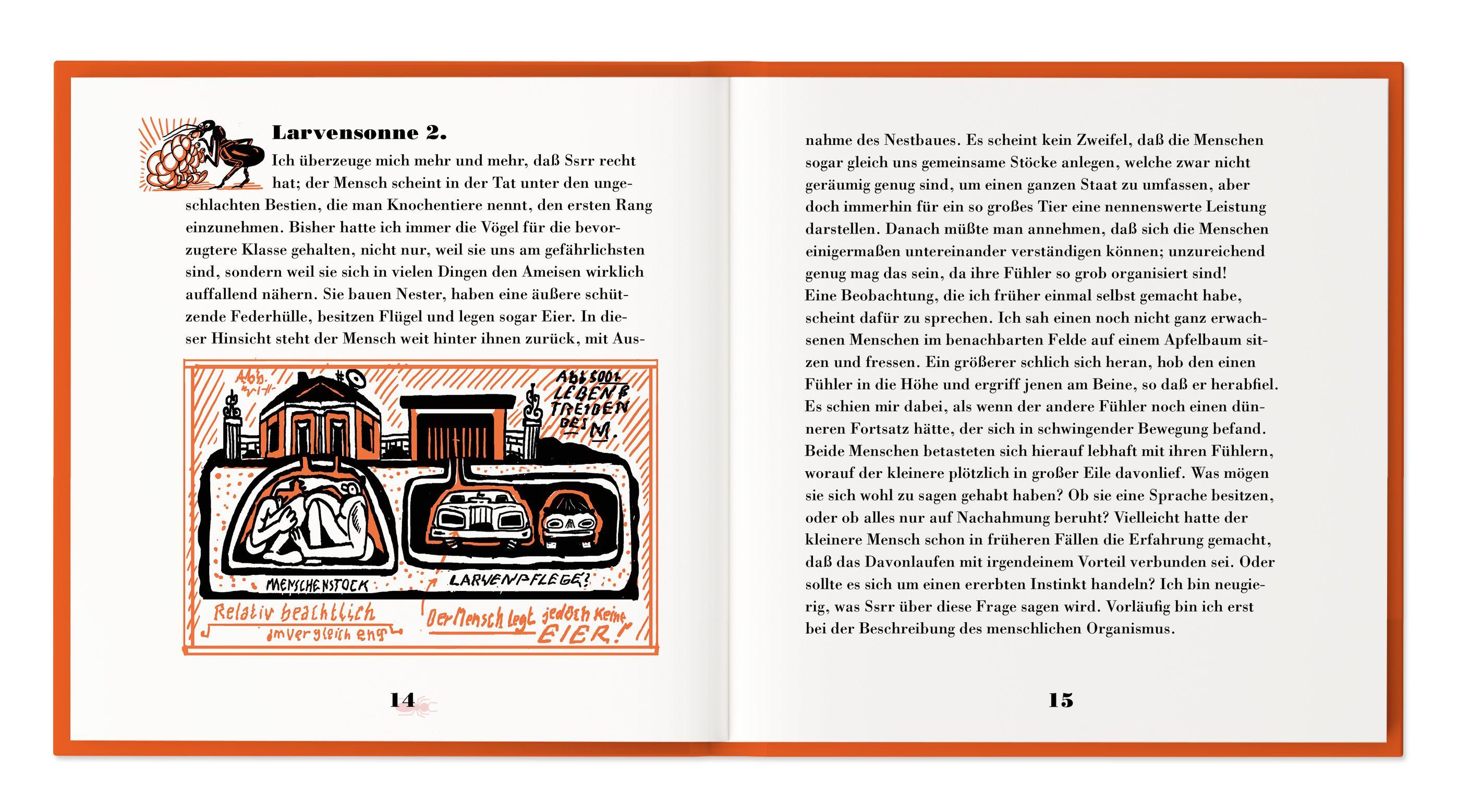 Beispielinhalt (Bild) Aus dem Tagebuch einer Ameise