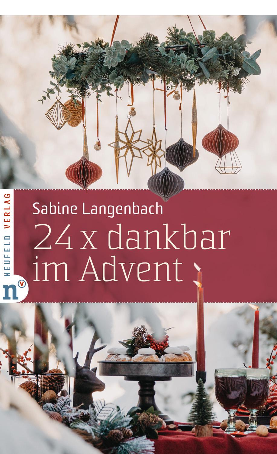 Vorderes Coverbild 24 x dankbar im Advent