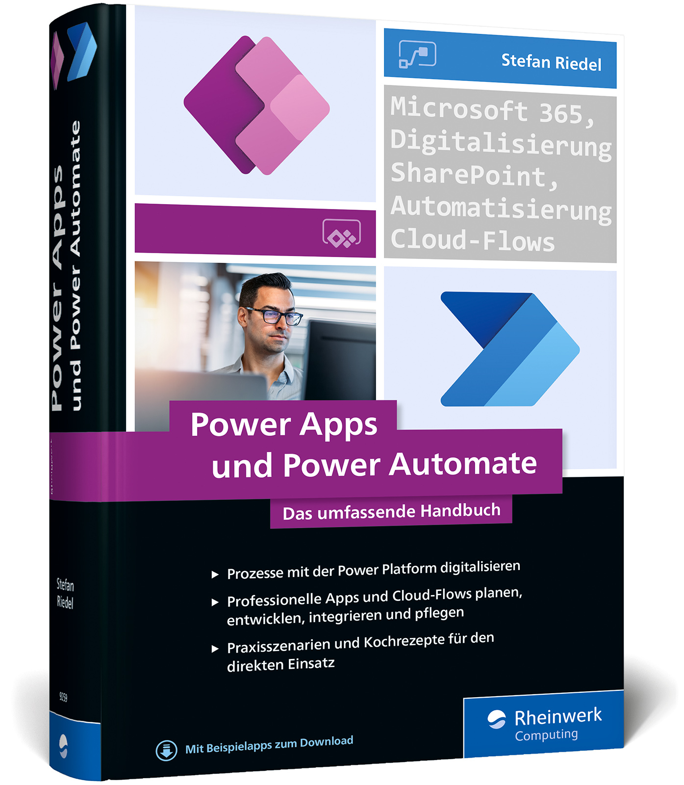 Vorderes Coverbild Power Apps und Power Automate