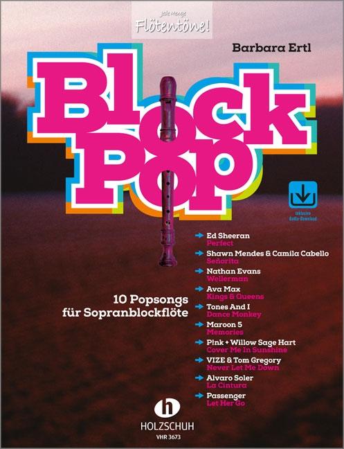 Vorderes Coverbild BlockPop Sopranblockflöte