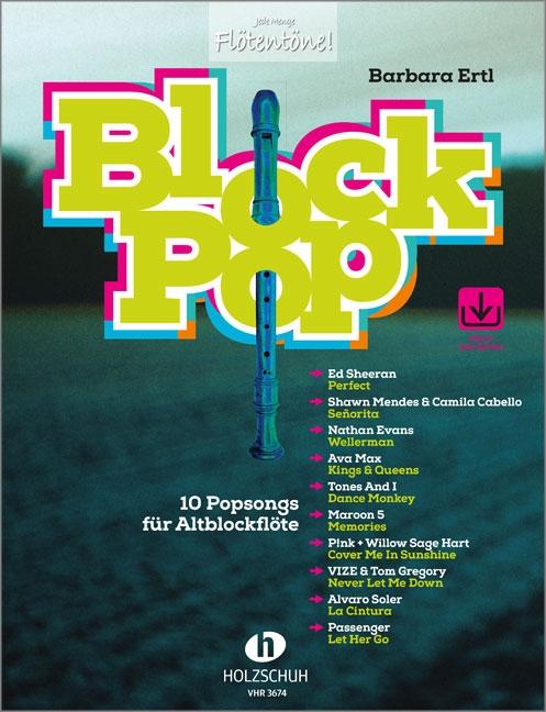Vorderes Coverbild BlockPop Altblockflöte