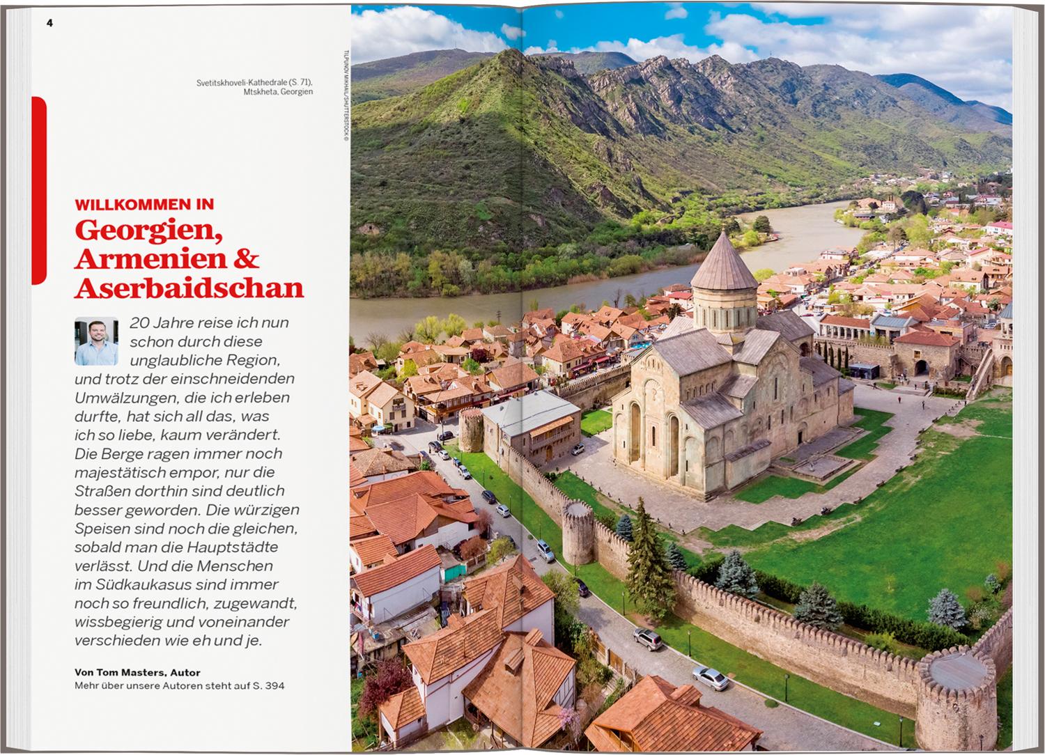 Beispielinhalt (Bild) LONELY PLANET Reiseführer Georgien, Armenien & Aserbaidschan