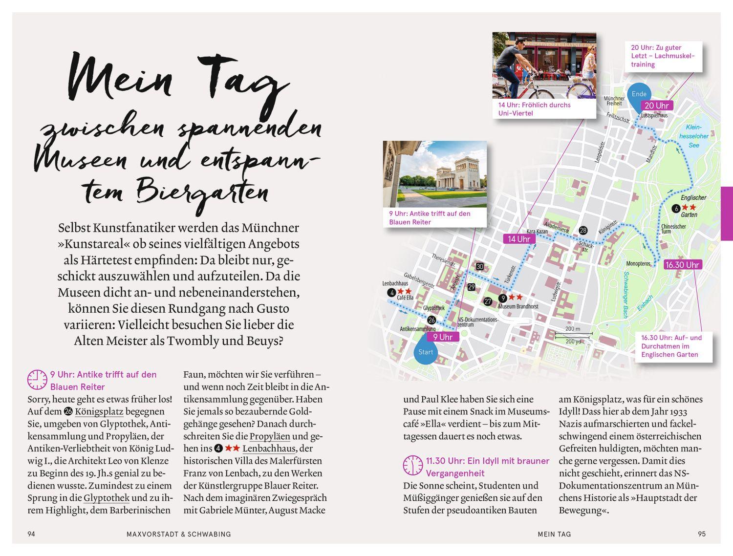 Beispielinhalt (Bild) Baedeker SMART Reiseführer München