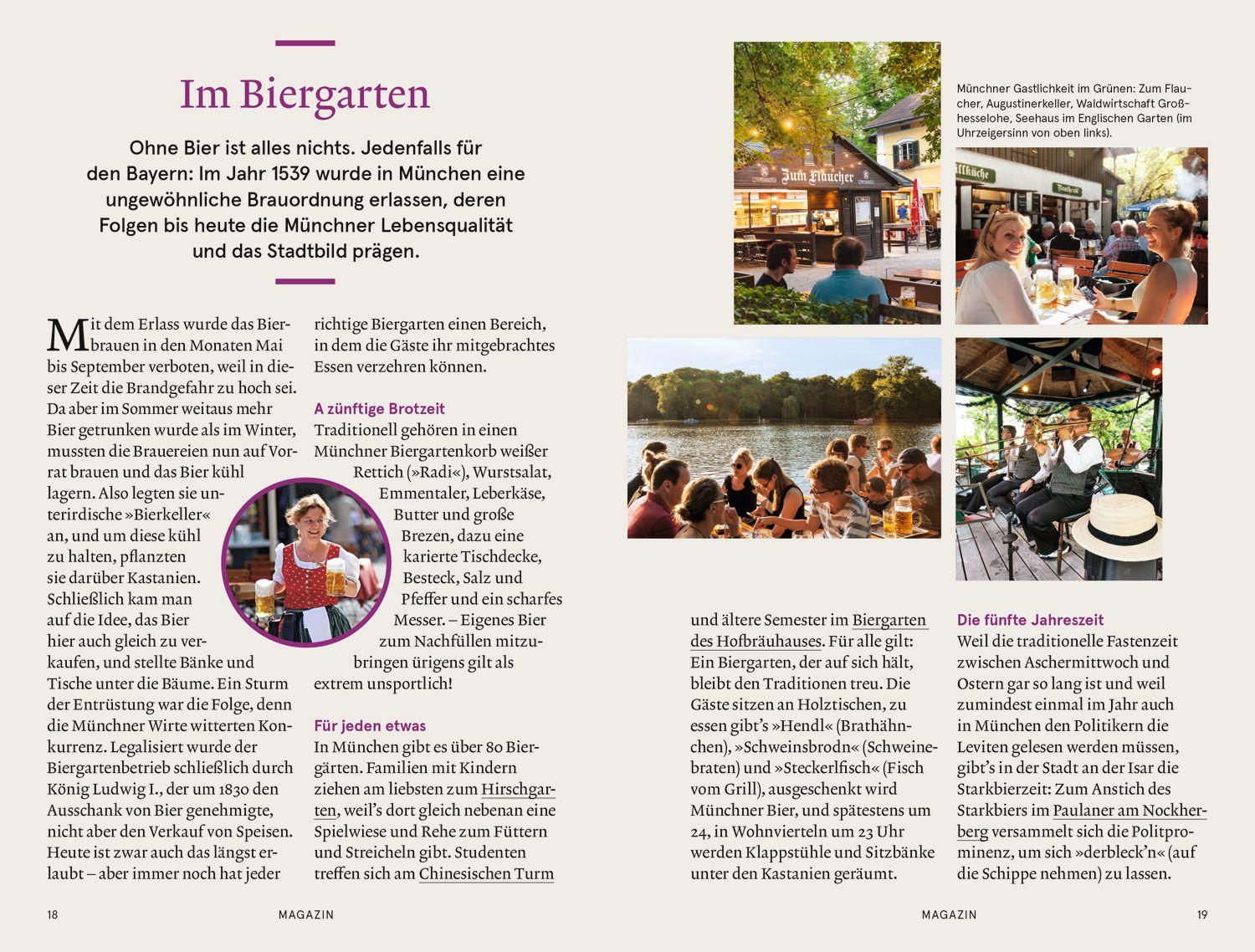 Beispielinhalt (Bild) Baedeker SMART Reiseführer München