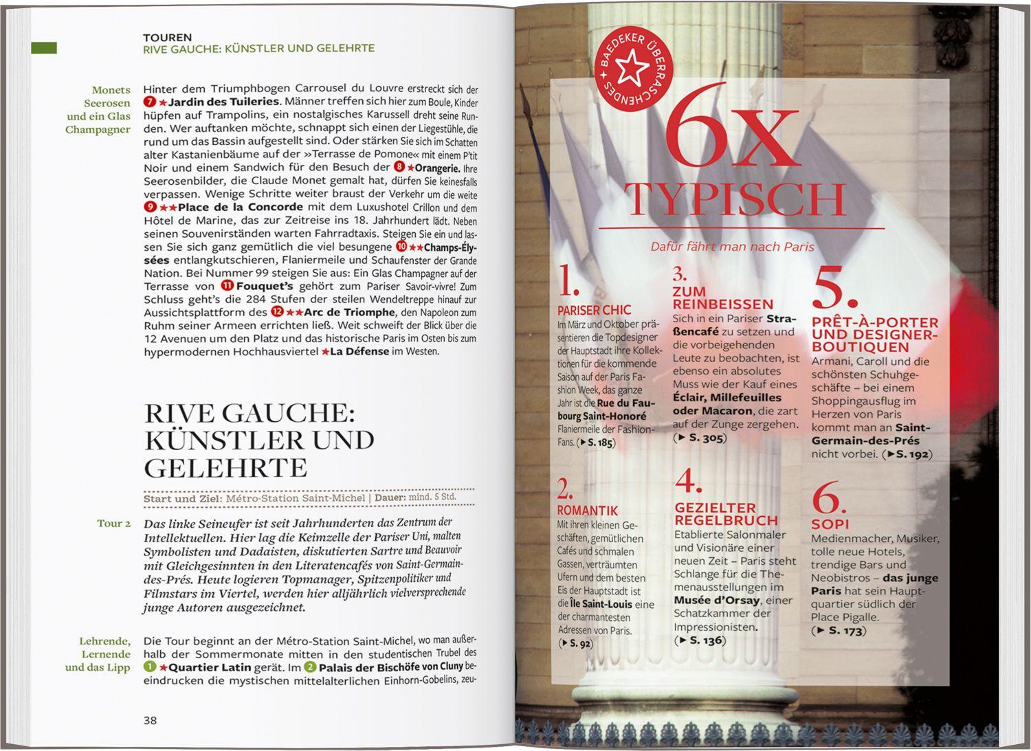 Beispielinhalt (Bild) Baedeker Reiseführer Paris