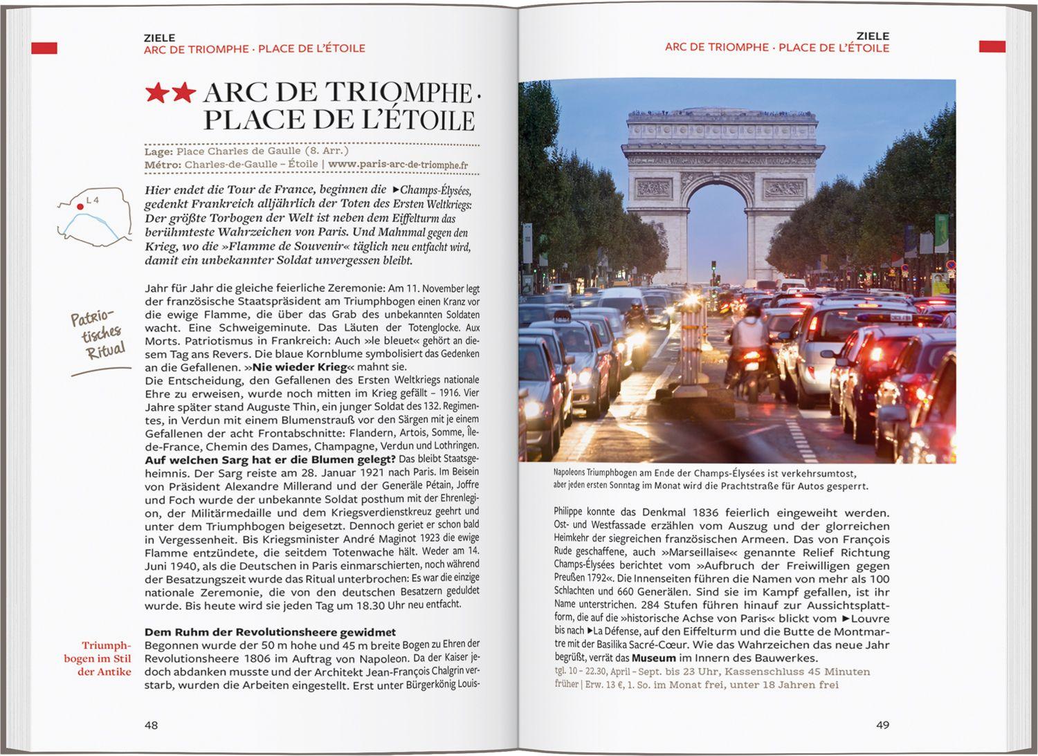 Beispielinhalt (Bild) Baedeker Reiseführer Paris