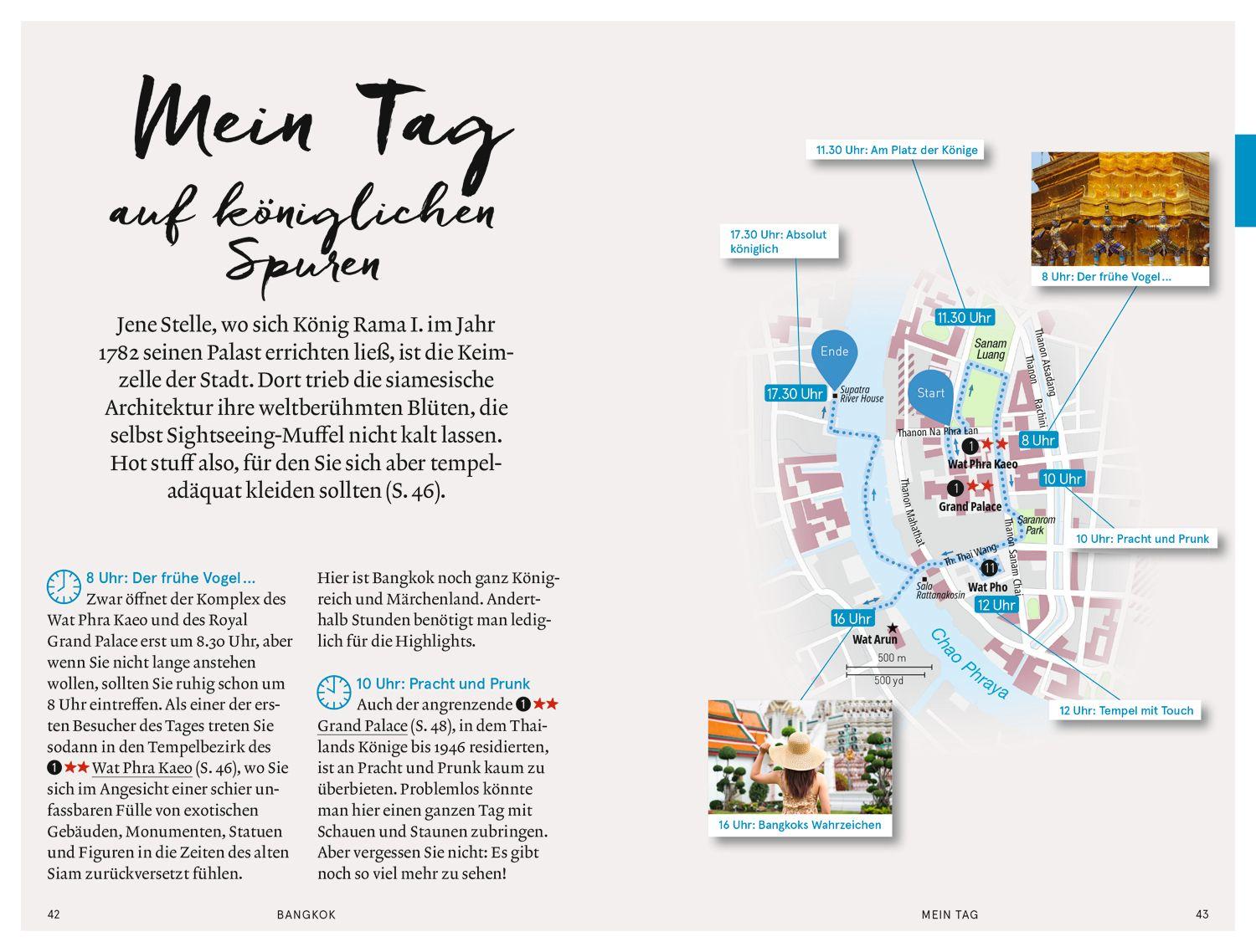 Beispielinhalt (Bild) Baedeker SMART Reiseführer Thailand