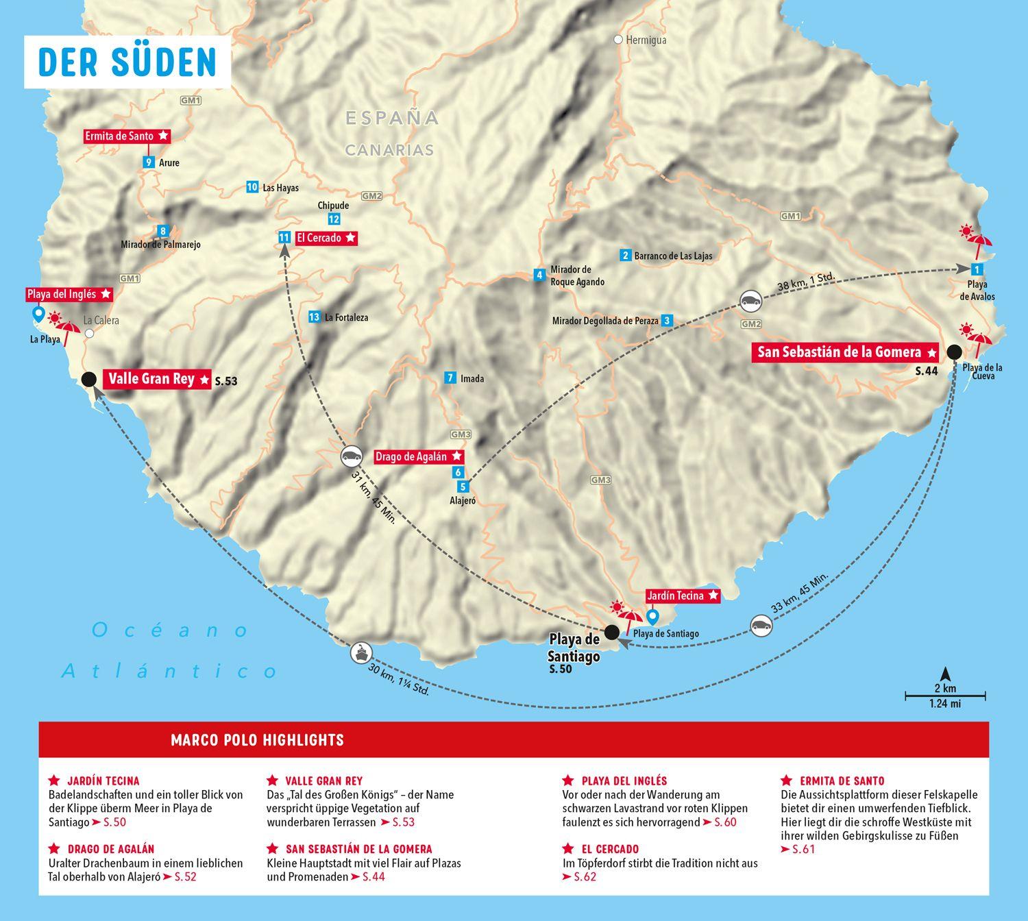 Beispielinhalt (Bild) MARCO POLO Reiseführer La Gomera, El Hierro