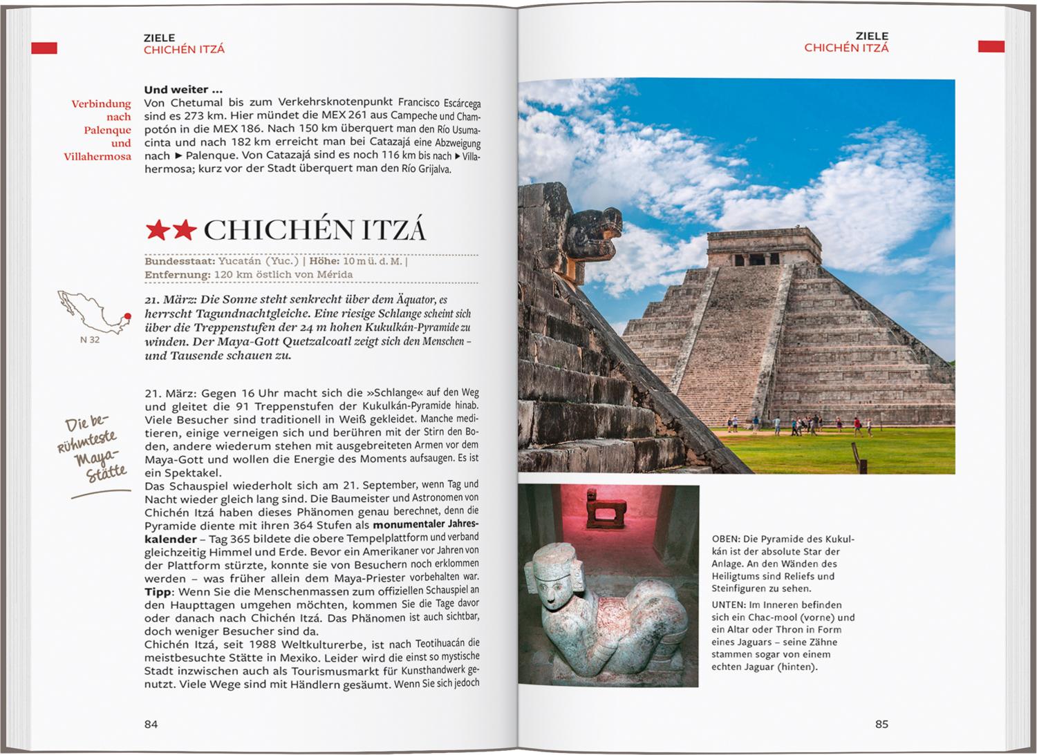 Beispielinhalt (Bild) Baedeker Reiseführer Mexiko