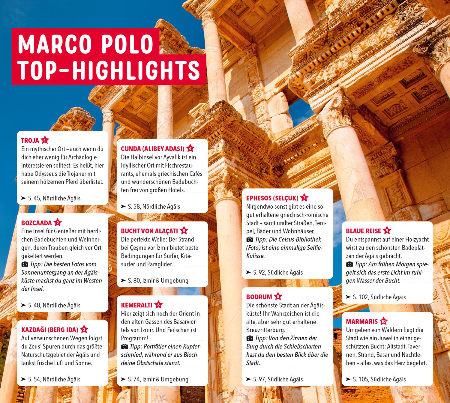 Beispielinhalt (Bild) MARCO POLO Reiseführer Türkische Westküste