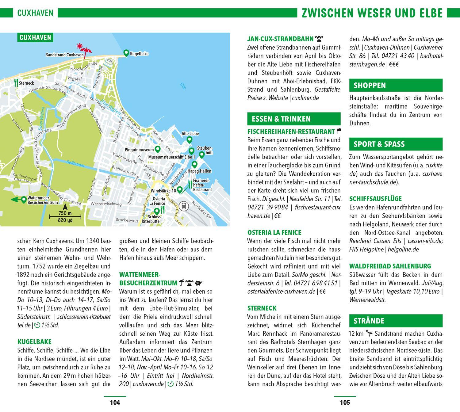 Beispielinhalt (Bild) MARCO POLO Reiseführer Ostfriesland, Nordseeküste Niedersachsen, Helgoland