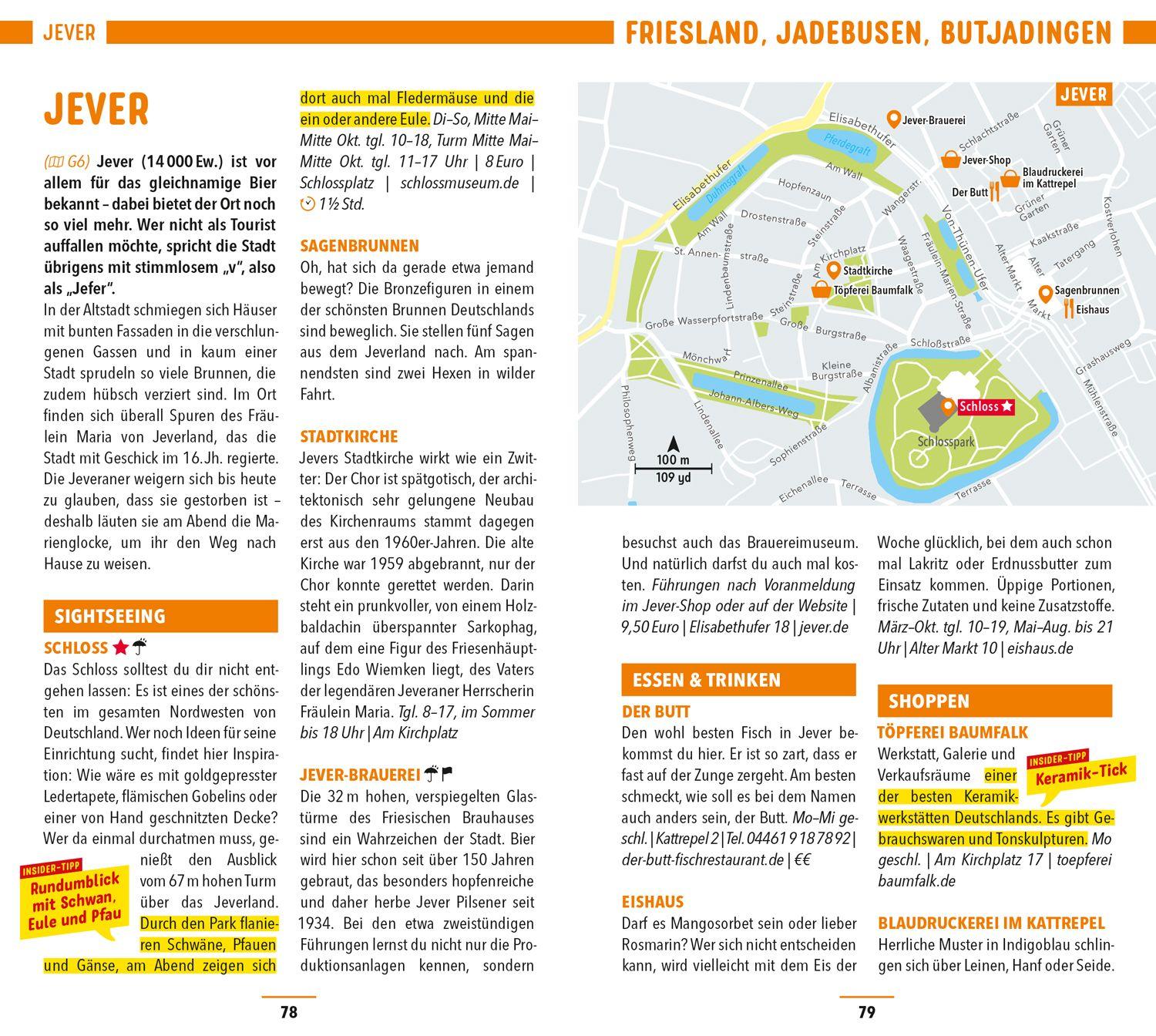 Beispielinhalt (Bild) MARCO POLO Reiseführer Ostfriesland, Nordseeküste Niedersachsen, Helgoland