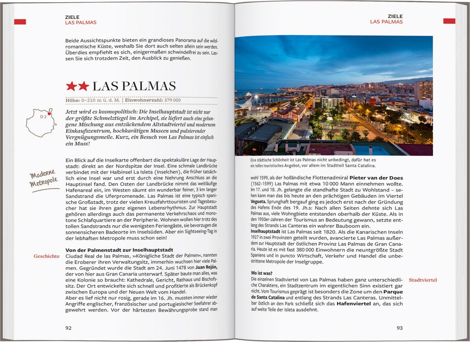 Beispielinhalt (Bild) Baedeker Reiseführer Gran Canaria