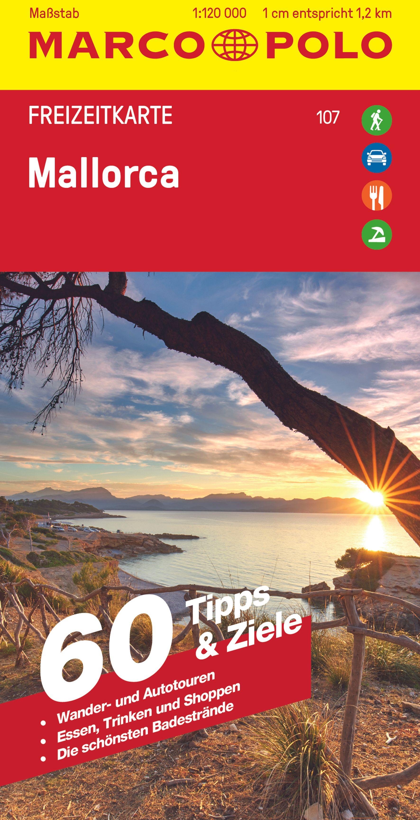 Vorderes Coverbild MARCO POLO Freizeitkarte 107 Mallorca 1:120.000