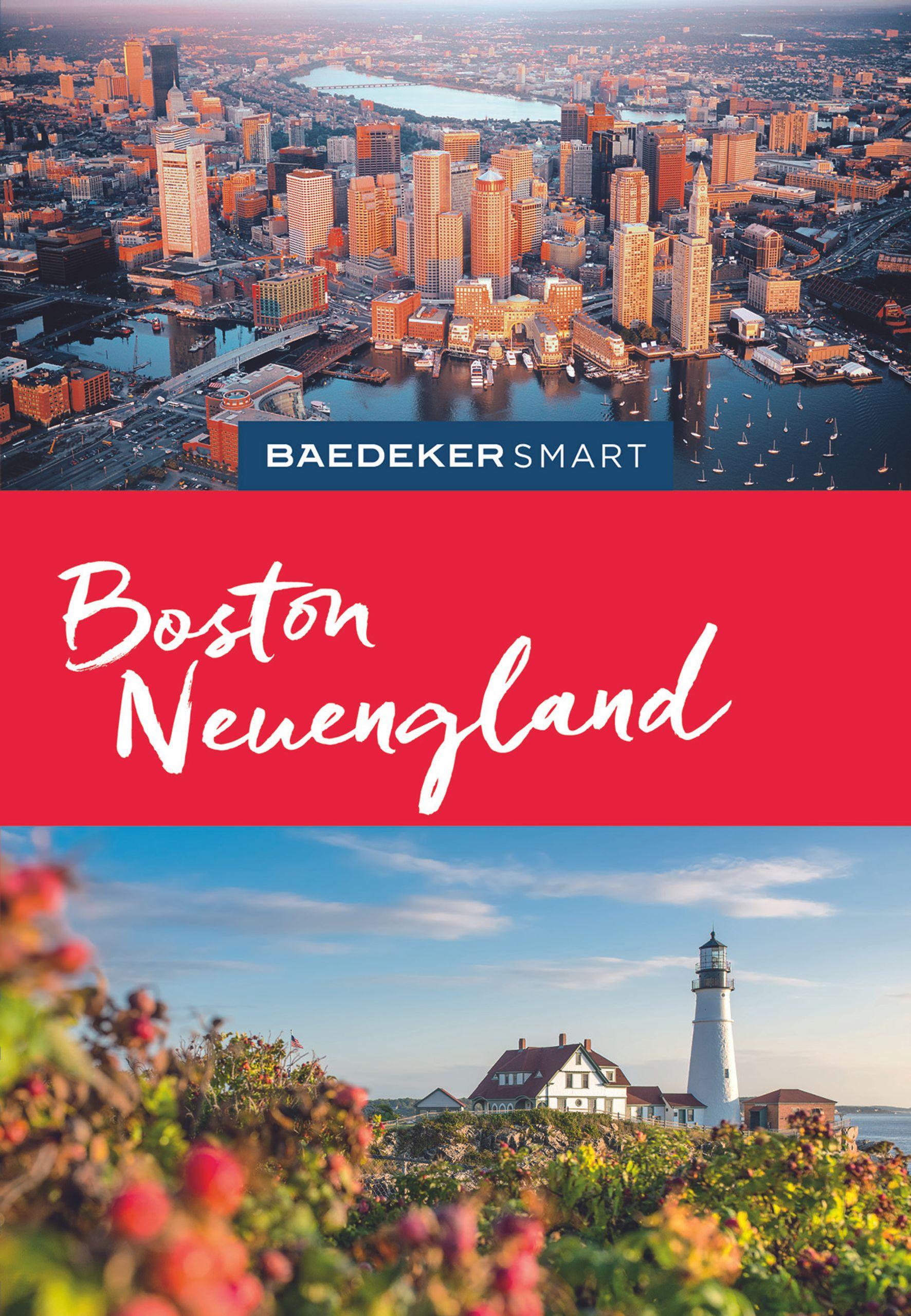 Vorderes Coverbild Baedeker SMART Reiseführer Boston, Neuengland