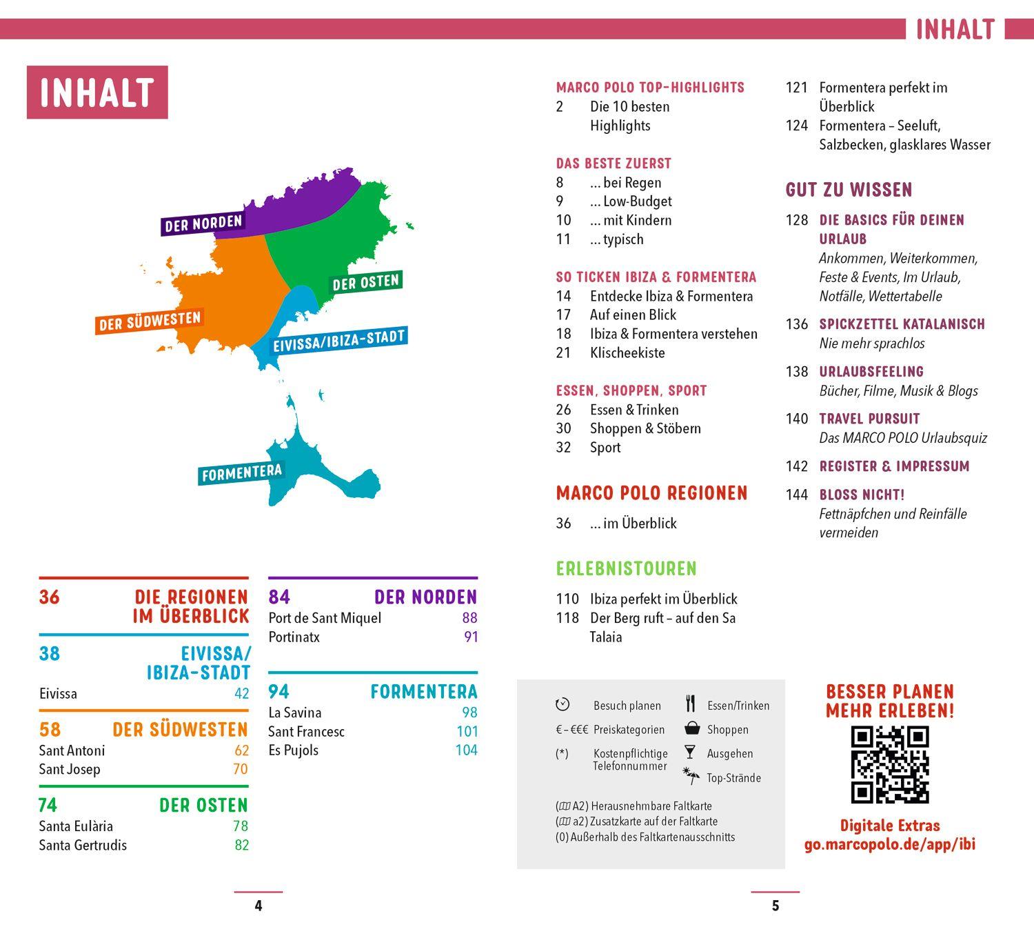 Beispielinhalt (Bild) MARCO POLO Reiseführer Ibiza, Formentera