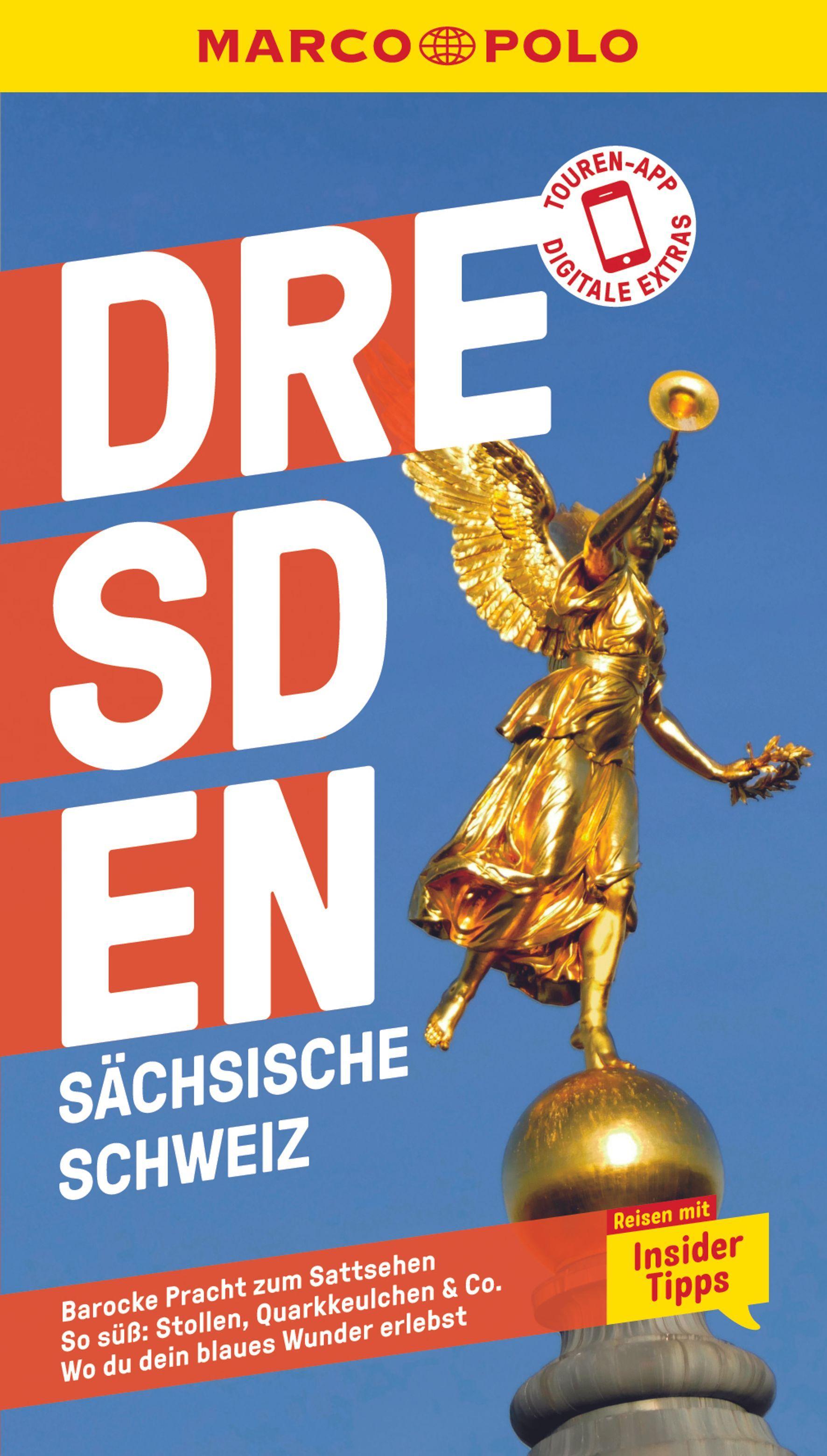Vorderes Coverbild MARCO POLO Reiseführer Dresden, Sächsische Schweiz