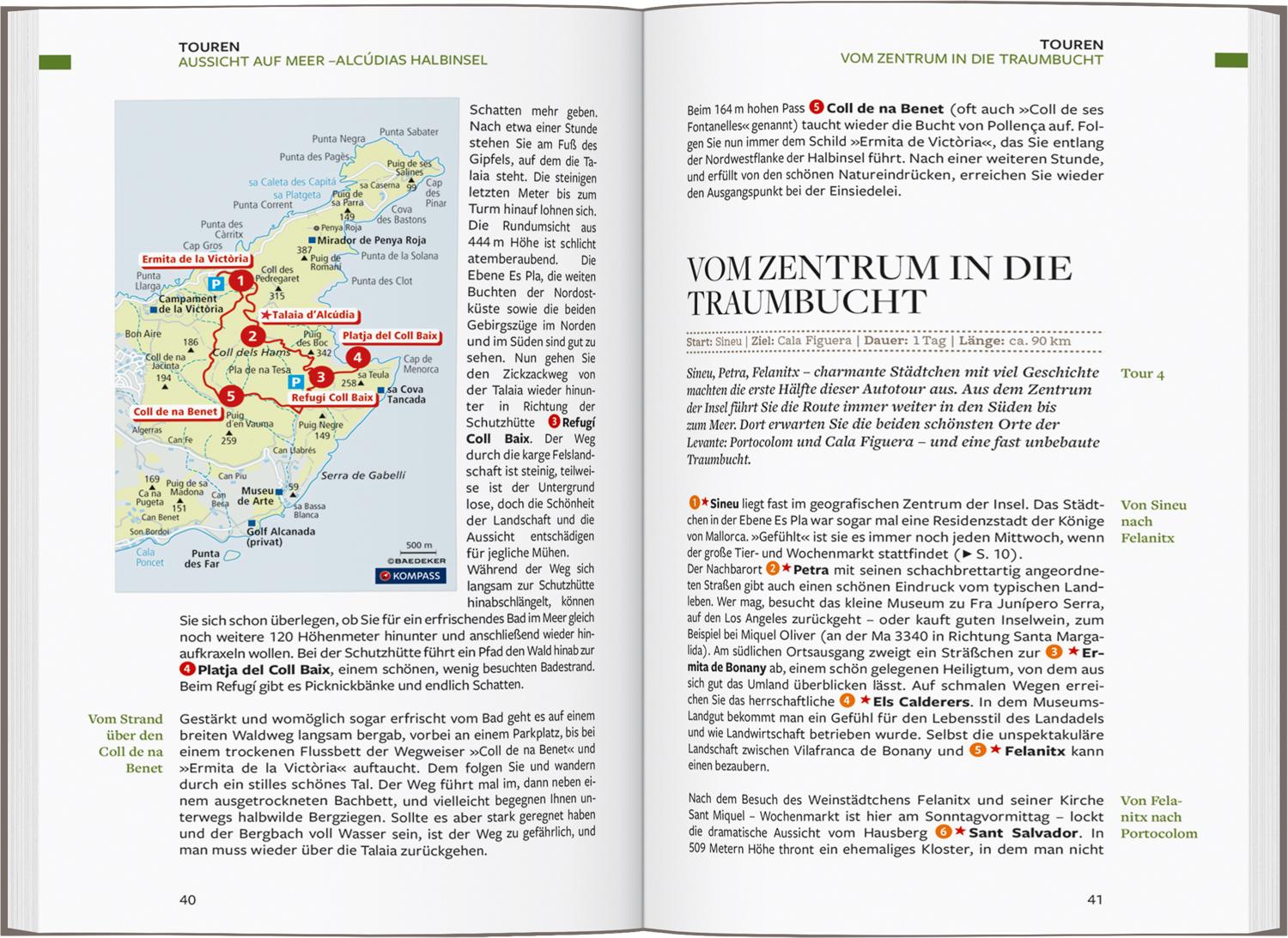 Beispielinhalt (Bild) Baedeker Reiseführer Mallorca