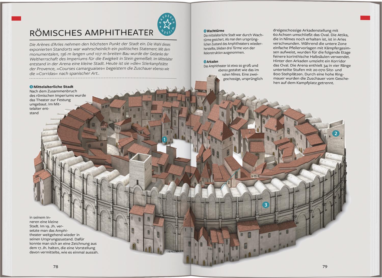 Beispielinhalt (Bild) Baedeker Reiseführer Provence, Côte d'Azur