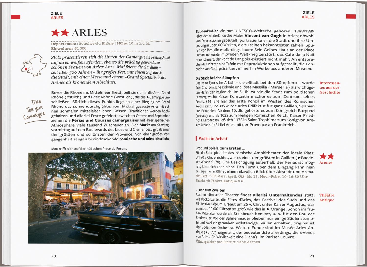 Beispielinhalt (Bild) Baedeker Reiseführer Provence, Côte d'Azur