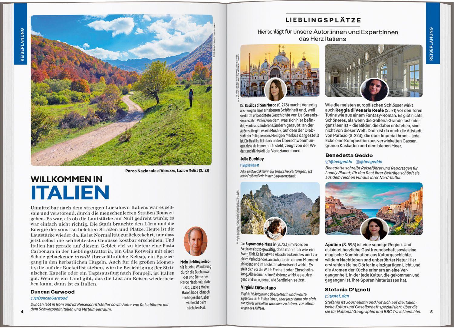 Beispielinhalt (Bild) LONELY PLANET Reiseführer Italien