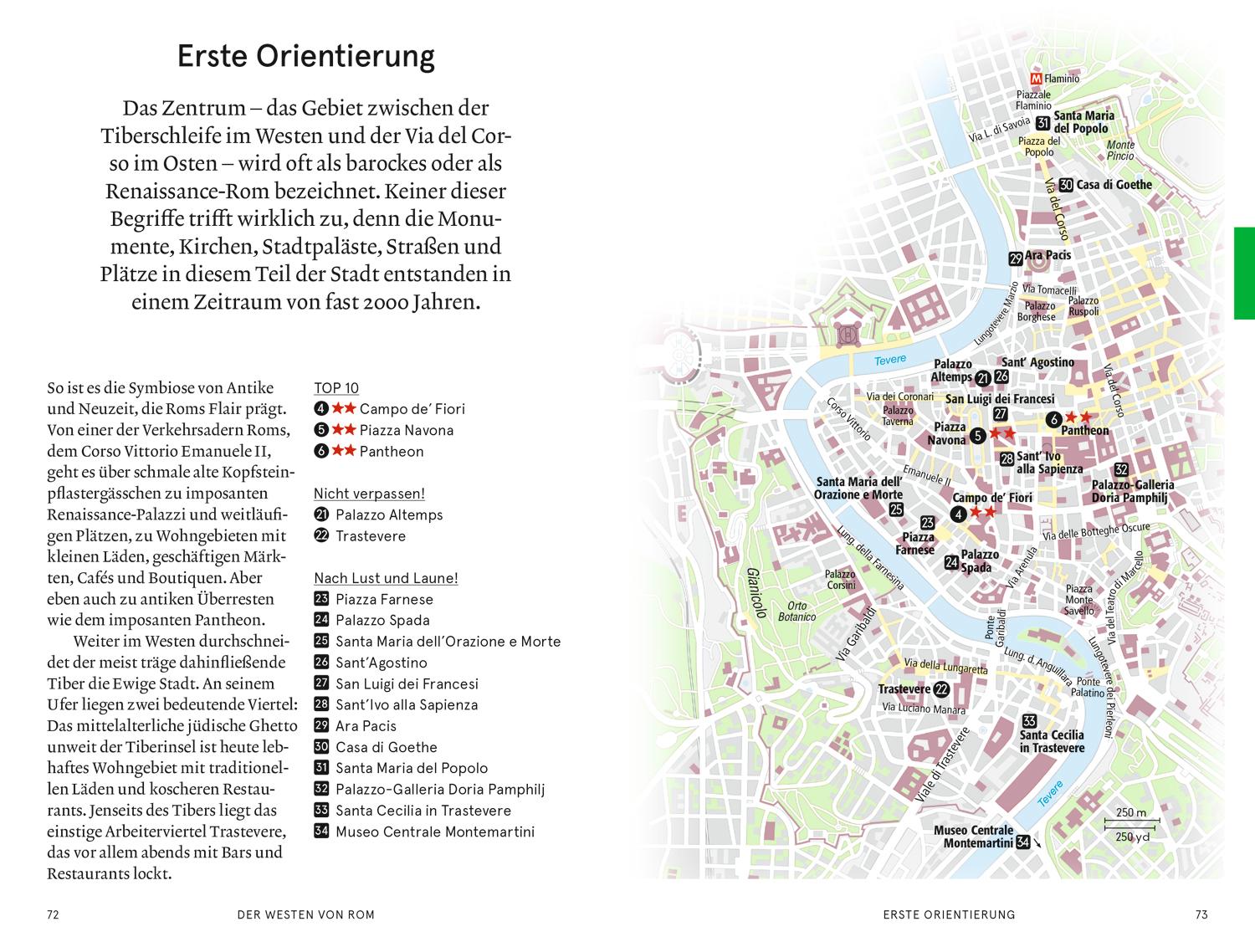 Beispielinhalt (Bild) Baedeker SMART Reiseführer Rom