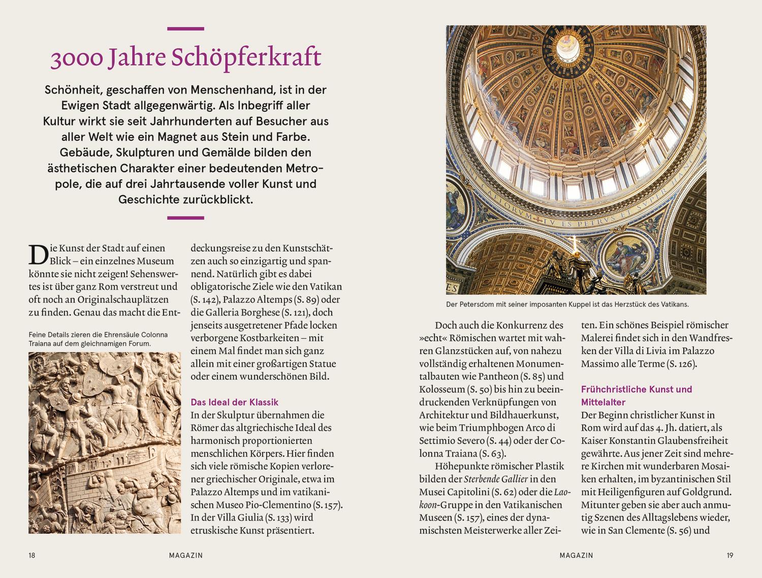 Beispielinhalt (Bild) Baedeker SMART Reiseführer Rom