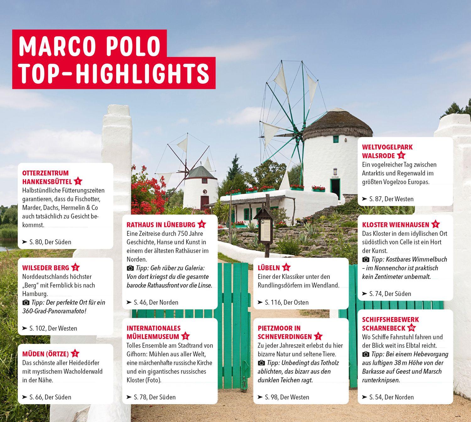 Beispielinhalt (Bild) MARCO POLO Reiseführer Lüneburger Heide