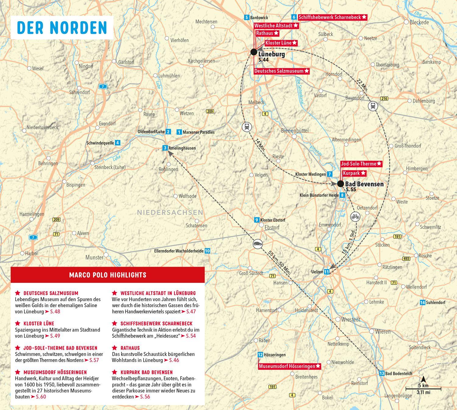 Beispielinhalt (Bild) MARCO POLO Reiseführer Lüneburger Heide