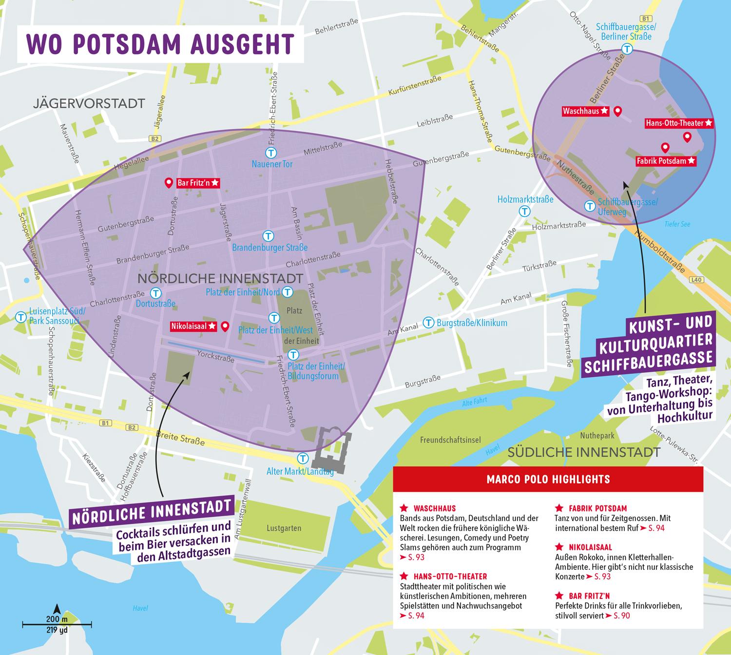 Beispielinhalt (Bild) MARCO POLO Reiseführer Potsdam
