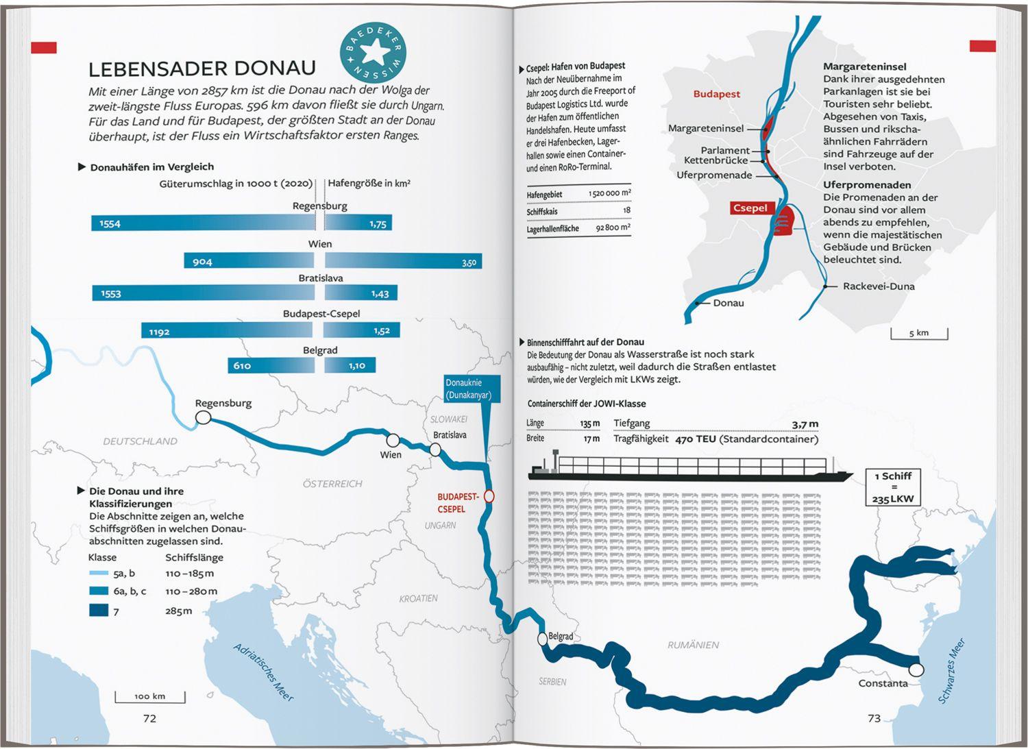 Beispielinhalt (Bild) Baedeker Reiseführer Budapest